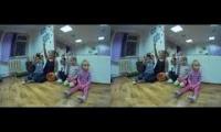 Halloween children dance Timelapse