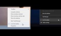 Thumbnail of Lock the taskbar (Win 10 vs 7)