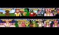 8 Minecraft School episodes played at once