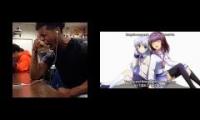 Dude cries to Angel Beats