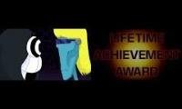 Perfect synchronization of lemon demon lifetime achievement award fan animation with the lyric video