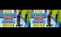 Cara membuat baju barbie | diy barbie clothes