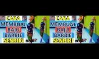 Cara membuat baju barbie | diy barbie clothes