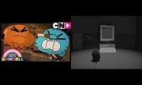 GUMBALL REACT gloom peas JUMPSCARES