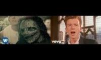 epic slipknot and rick roll mashup