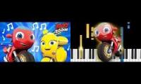 Ricky Zoom Theme Song Comparison (Oringinal vs Piano)