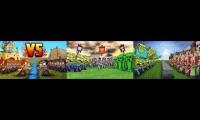 minecraft massive mob  battles