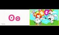 TVOkids vs. ek doodles Greek Alphabet Song -  Multiplier