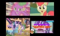 My Little Pony : Friendship is magic Sparta remixes Quadparison
