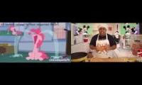 Pinkie Pie llorando vs Dashie BAYUUM Sparta Shadow Queen Party Hard V2 Mix Comparison