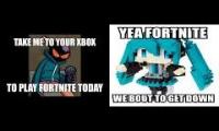 Whitty And Miku Play Fortnite