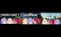 Ame x Ollie x Moona Minecraft EN Server Tour