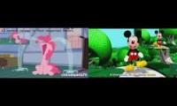 Pinkie Pie vs Mickey Mouse Sparta Shadow Queen Venom V2 Mix Comparison