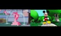 Pinkie Pie vs Mickey Mouse Sparta Slow Shadow Queen Venom V2 Mix Comparison