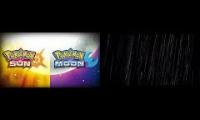 Pokémon iki town with rain
