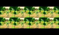 The gummy bear song - long german version with a layer added every second!