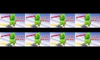 The gummy bear song - long hungarian version - gummibar with a layer added every second!