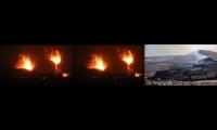 Live volcano Iceland cam 1+2+3