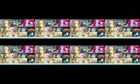 All Rick and Morty season 1 episodes at the same time 8 videos synced