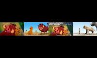 "Hakuna Matata". Sung by Simba, Timon and Pumbaa