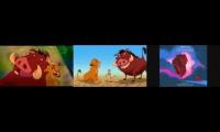 "Hakuna Matata". Sung by Simba, Timon and Pumbaa