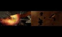 Downing of the Norad II AI Upscale vs. Original
