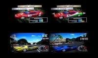 Ridge Racer Revolution : Novice F / A RACING Vs RT RYUKYU Vs RT YELLOW SOLVALOU Vs RT BLUE SOLVALOU