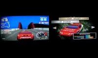Ridge Racer Revolution : Intermediate F / A RACING Vs RT RYUKYU
