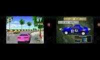 Ridge Racer Revolution : Novice RT PINK MAPPY Vs RT BLUE MAPPY