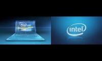 Two Intel logos, 2011 and 2011