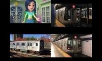 R142/R142A 4 Train R143 L Train R160 A And D Trains and Abby Full Episode.