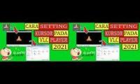 cara setting cursor pointer pada vlc player