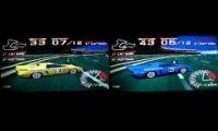 Ridge Racer : Beginner RT YELLOW SOLVALOU Vs RT BLUE SOLVALOU