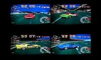 Ridge Racer : Beginner F / A RACING Vs RT RYUKYU Vs RT YELLOW SOLVALOU Vs RT BLUE SOLVALOU
