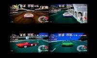 Ridge Racer : Beginner RT BOSCANIAN Vs RT NEBULASRAY Vs RT XEVIOUS RED Vs RT XEVIOUS GREEN