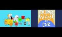 BFDI Dumb ways to die but is in the mute