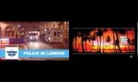 The GTA VC Theme over a Nighttime London Bomb Scare