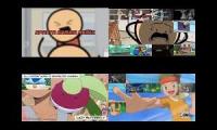 Cyanide and Happiness VS Pokémon Sparta Remix Quadparison