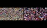 The Simpsons and Batman (674 Episodes at the same time)
