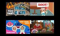 UpToFaster 4 Parison:Plainrock124, Roys Bedoys, Baby Shark & TAWOG