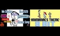 Me Singing The 2020 Animaniacs Theme Song VS The Animaniacs Theme Song 8-BIT