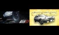 CGI Initial D with Eurobeat