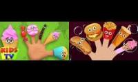 food family finger comparison kids tv