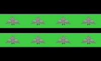 Animasi Burung hantu green screen