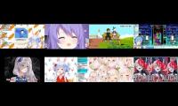 hololive laughing eight parison
