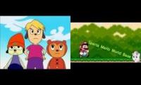 (THE END OF THE WORLD!) PTR Parappa Town Hero Sparta Mario World Remix