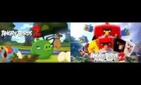 Two Angry Birds Official vs Minecraft