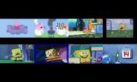 peppa vs spongebob    sparta
