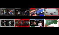starting grid and race result mashup