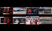 Thumbnail of starting grid and race result mashup